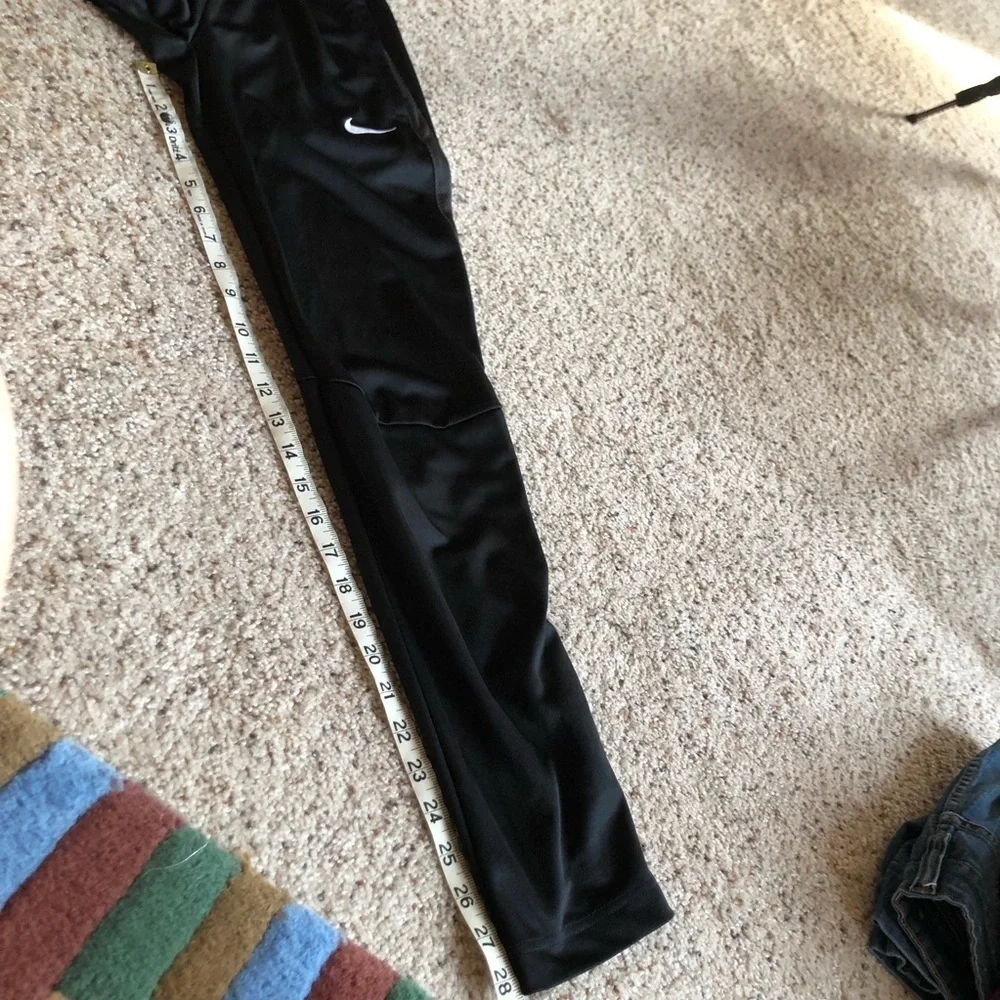 Nike Black & Gray Stripe Joggers Size XS